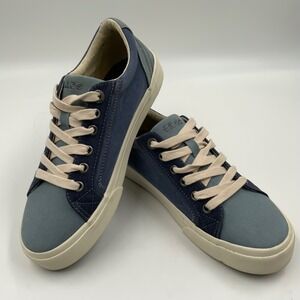 Taos Fabfeet Canvas Sneakers Women's Lace Up Comfort Casual Shoes Blue